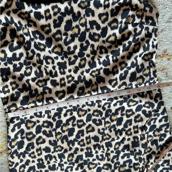 Sequin Hearts Sleeveless Leopard Animal Print Cocktail Party Dress Jr Size 11 - Picture 7 of 8